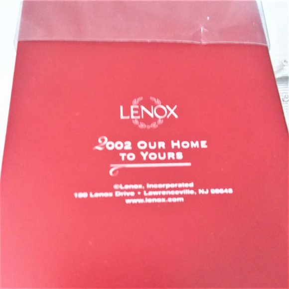 Christmas Ornament VTG Lenox From Our Home To Yours 2002 Silverplated New Doves - Picture 4 of 7